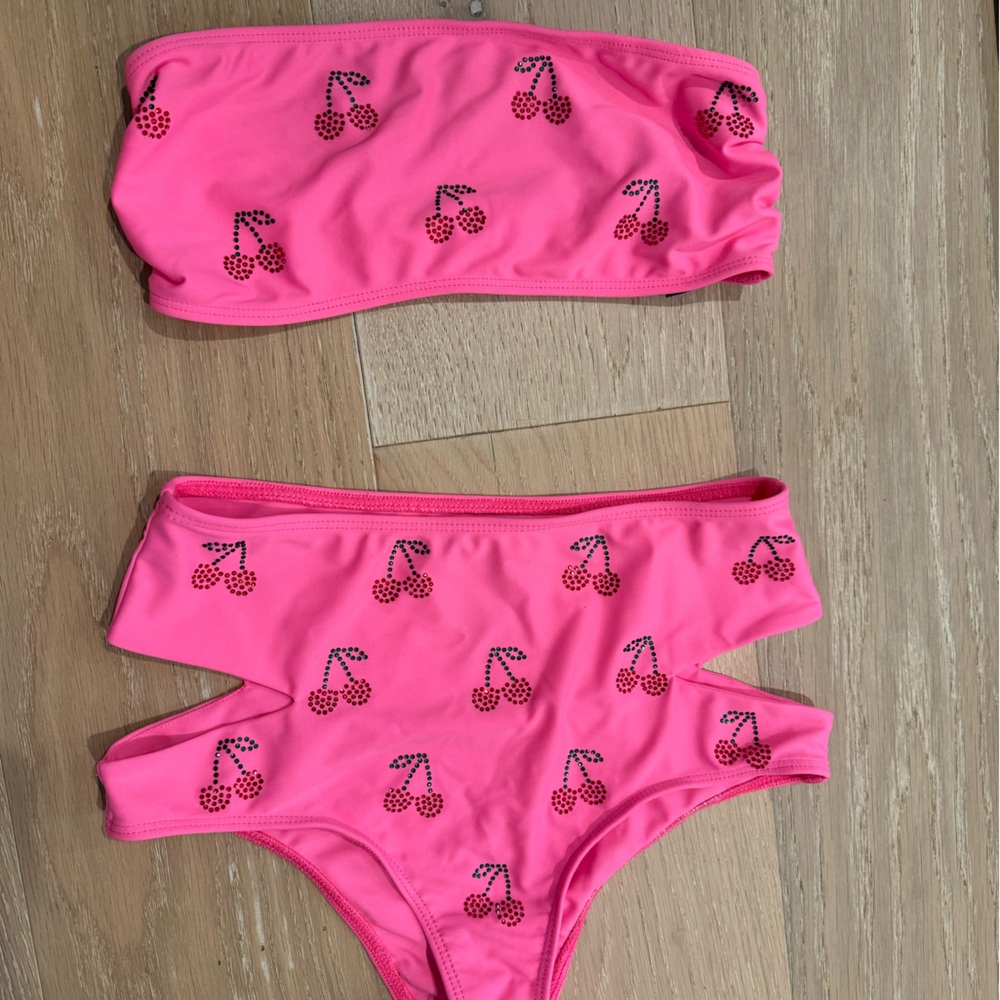 Beach Riot Cherry Bikini Size Small